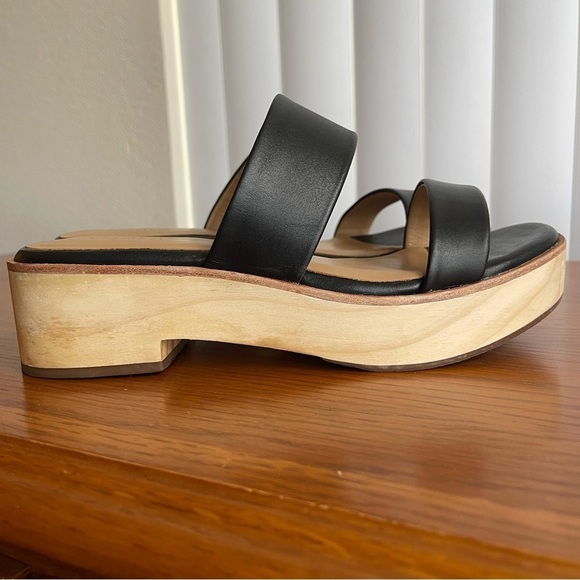 Nisolo Ellie All-Day Leather Clog Black Size 7.5 - Picture 5 of 16